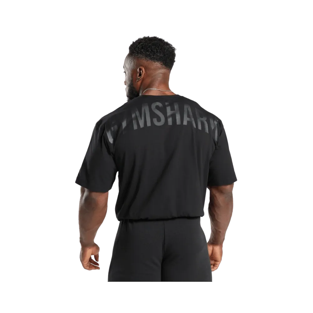 Gymshark Power T-Shirt Oversized Fit Black