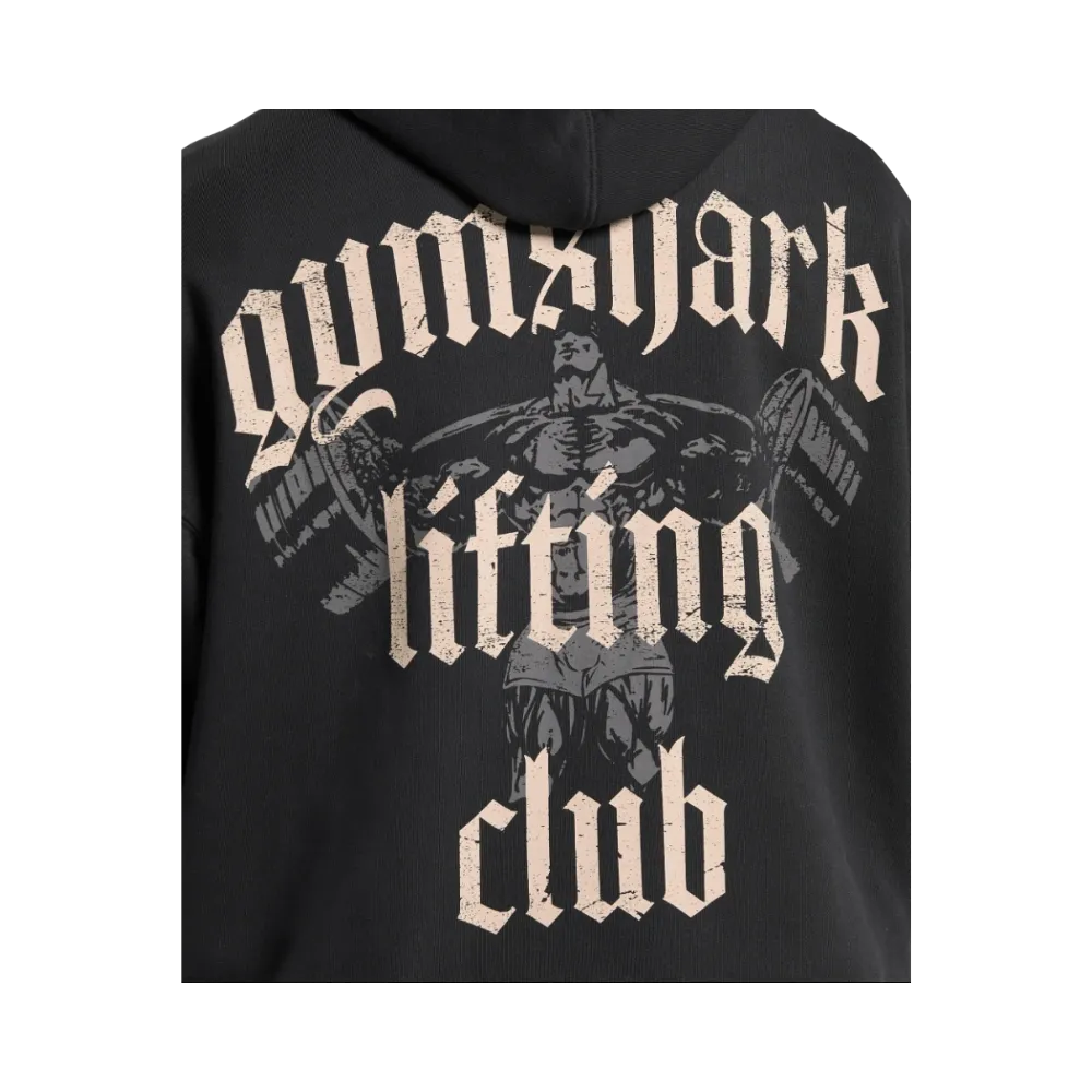 Gymshark Lifting Club Hoodie Oversized Fit Pebble Grey