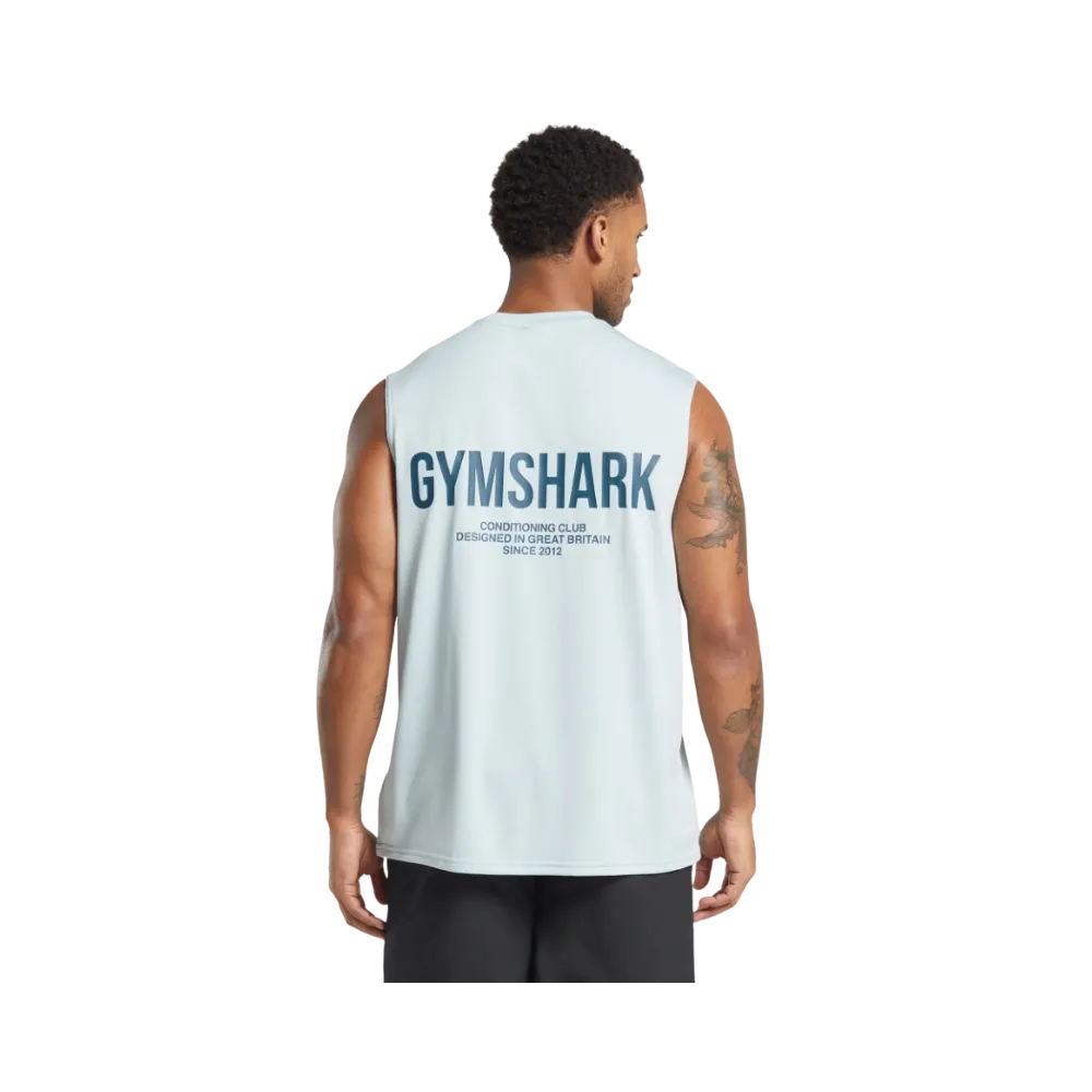 Gymshark Conditioning Club Tank Oversized Fit Cool Blue
