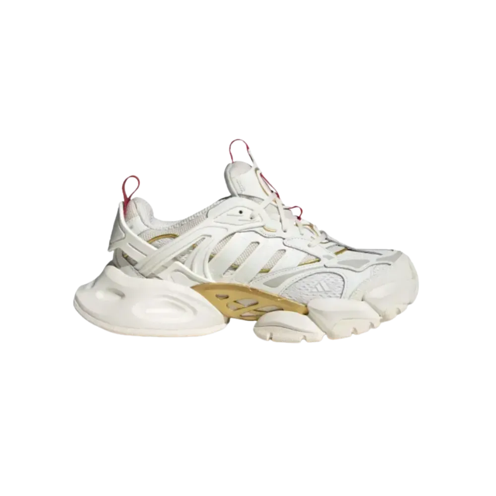 Adidas XLG Runner Deluxe Off White Gold Metallic Red