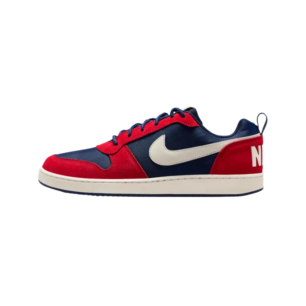 Nike Court Borough Low Premium Sneaker Navy Red