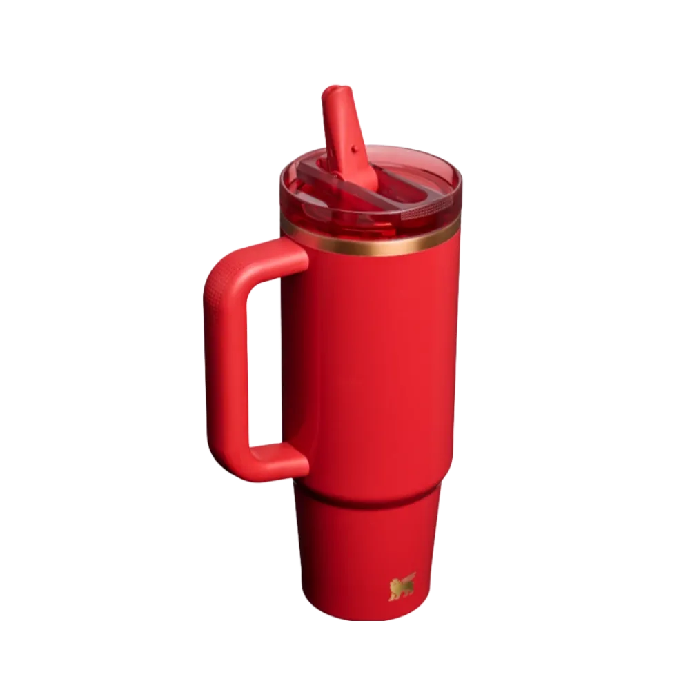 Stanley Cheers and Cheer Quencher ProTour Flip Straw Tumbler 30OZ Holly Berry Gloss