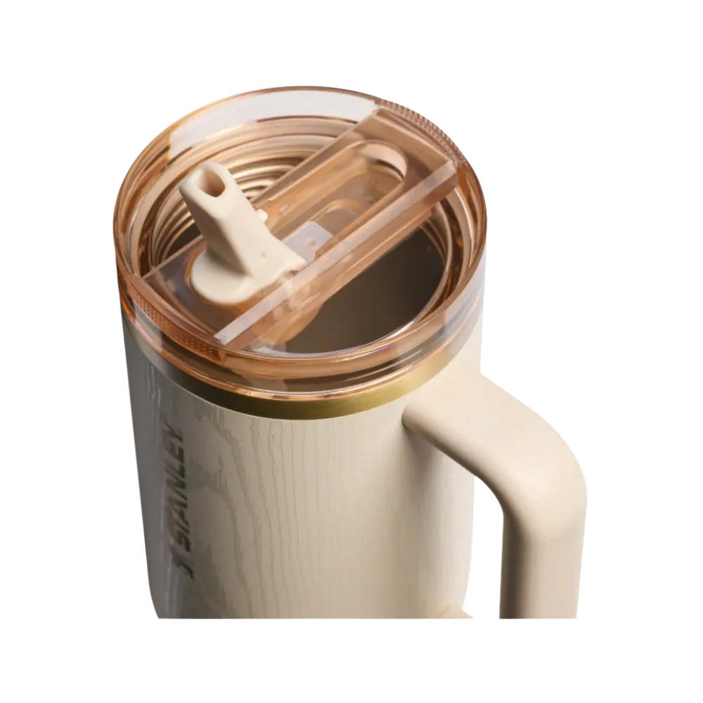 Stanley Cheers and Cheer Quencher ProTour Flip Straw Tumbler 40OZ Birch Woodgrain