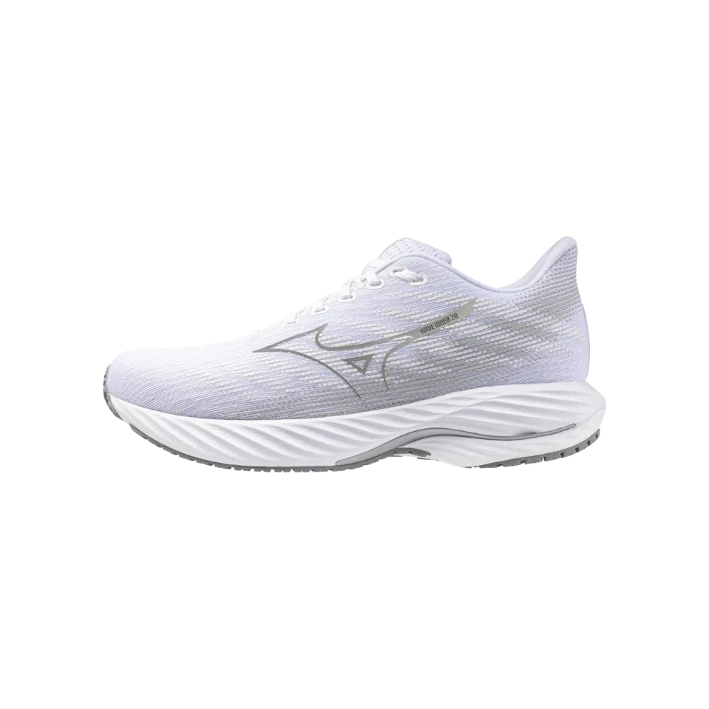 Mizuno Wave Rider 28 White-Ultimate Grey