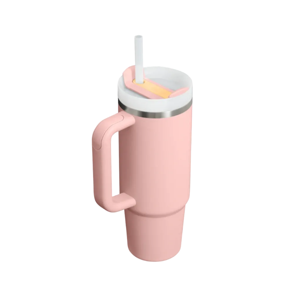 Stanley Adventure Quencher H2.0 Travel Tumbler 30 OZ Peach Rose