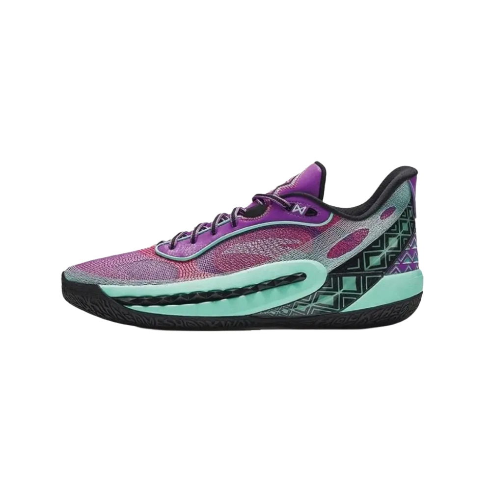Anta Crazy Tide 6 Purple Pink Green