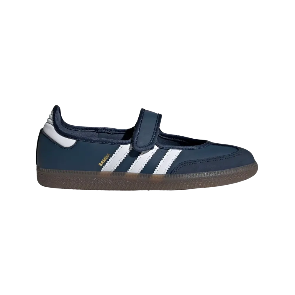 Adidas Samba Mary Jane 'Crew Navy White Gold Metallic'
