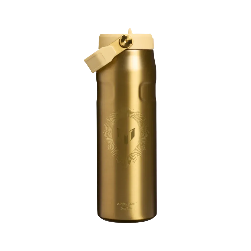 The Messi x Stanley IceFlow Flip Straw 2.0 Bottle 24 OZ 'Messi Legacy'