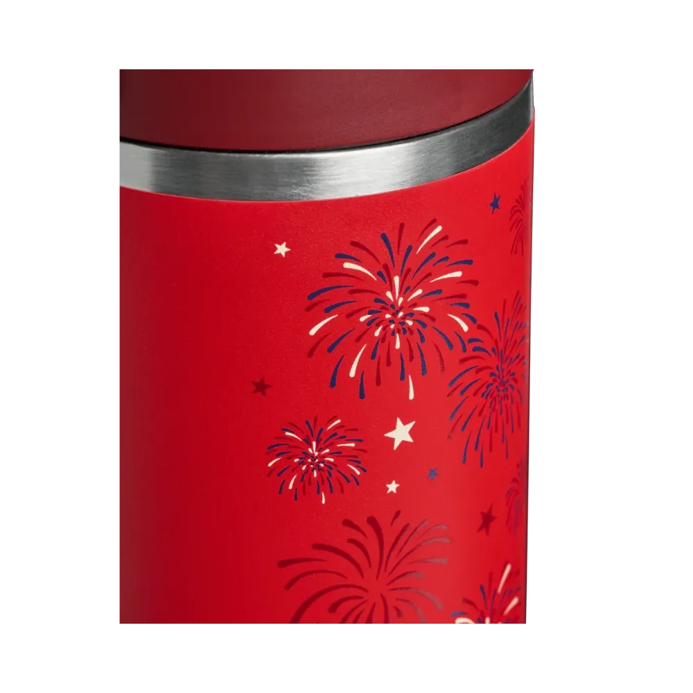 Stanley Iceflow Flip Straw Tumbler Chili Red Fireworks 30 OZ