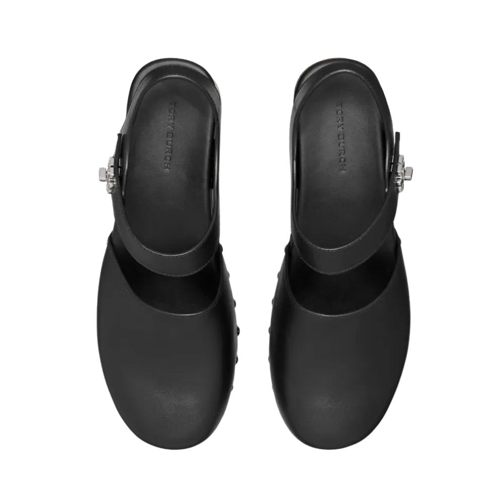 Tory Burch Turnlock Clog Perfect Black