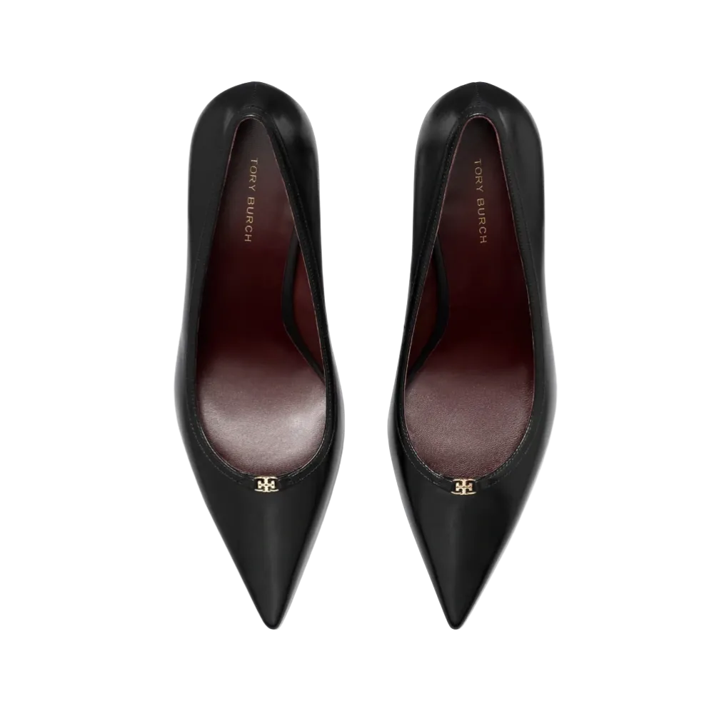 Tory Burch Double T Buckle Pump Perfect Black