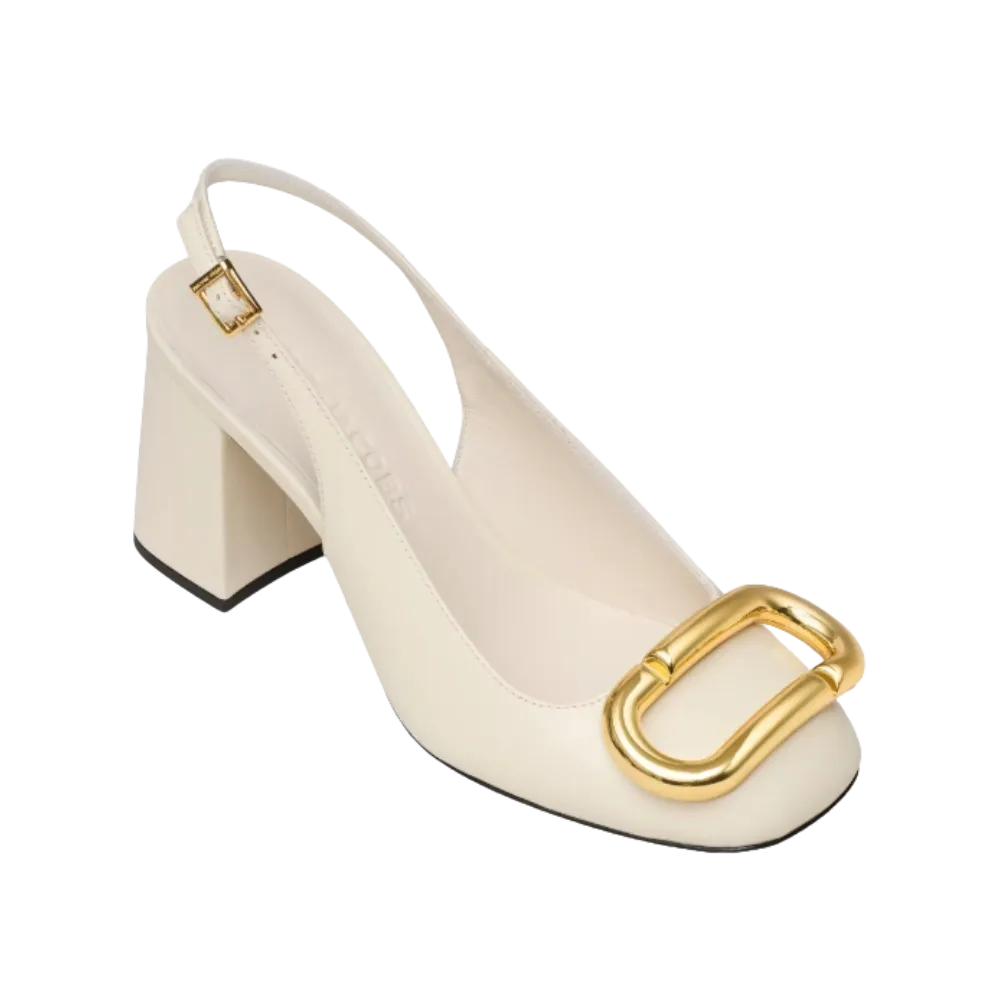 Marc Jacobs Pop J Marc Slingback Cloud White