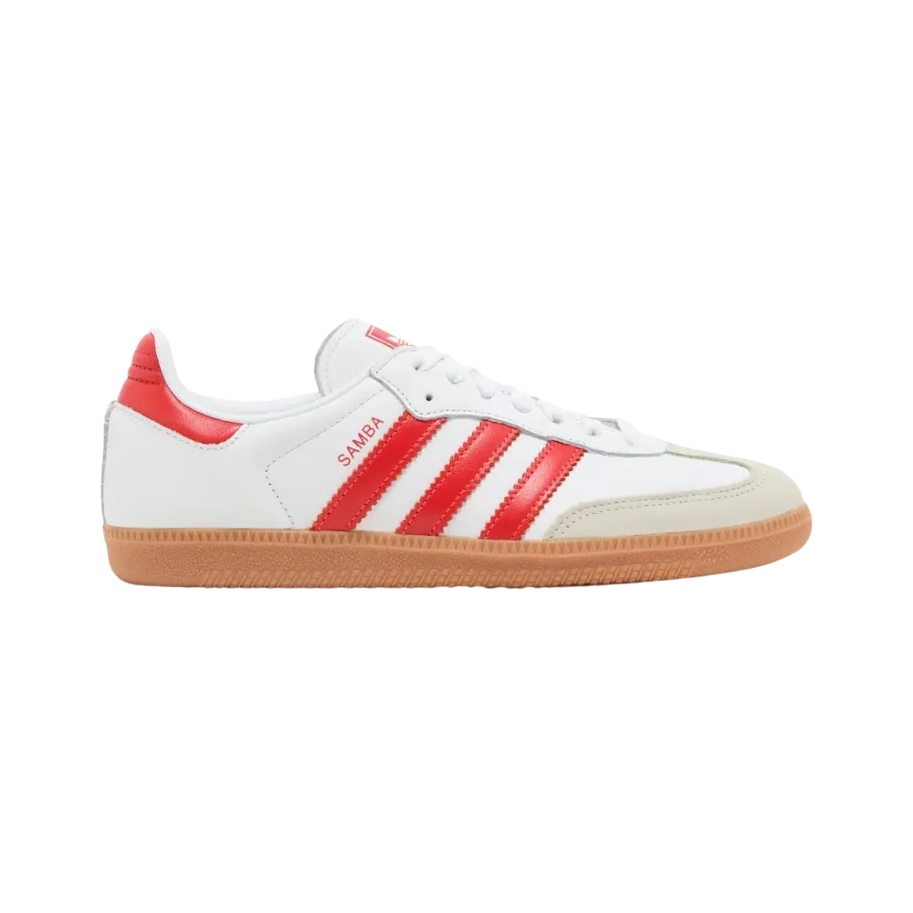 Adidas Samba OG 'White Solar Red Gum'