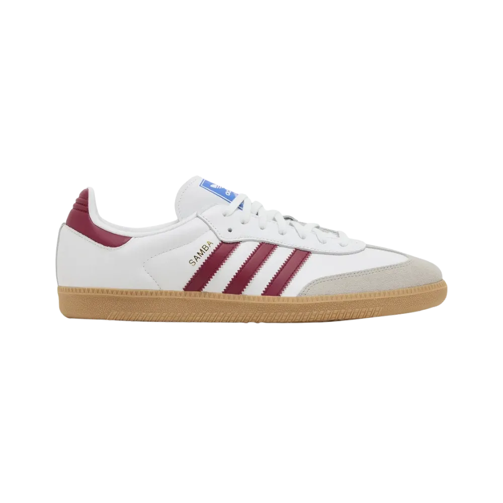 Adidas Samba OG 'White Burgundy Gum'