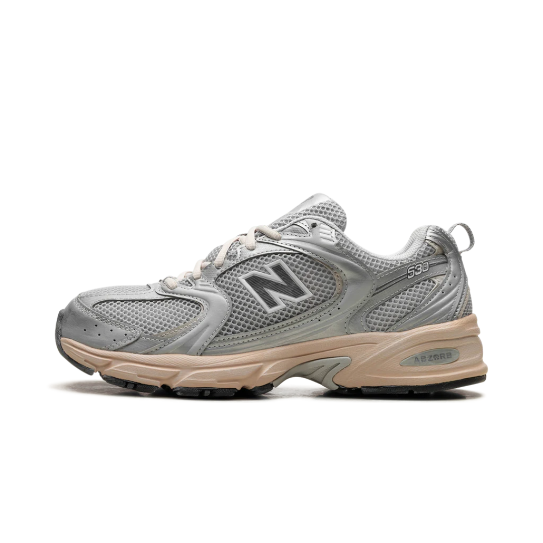 New Balance 530 Vintage Silver Metallic Moonbeam