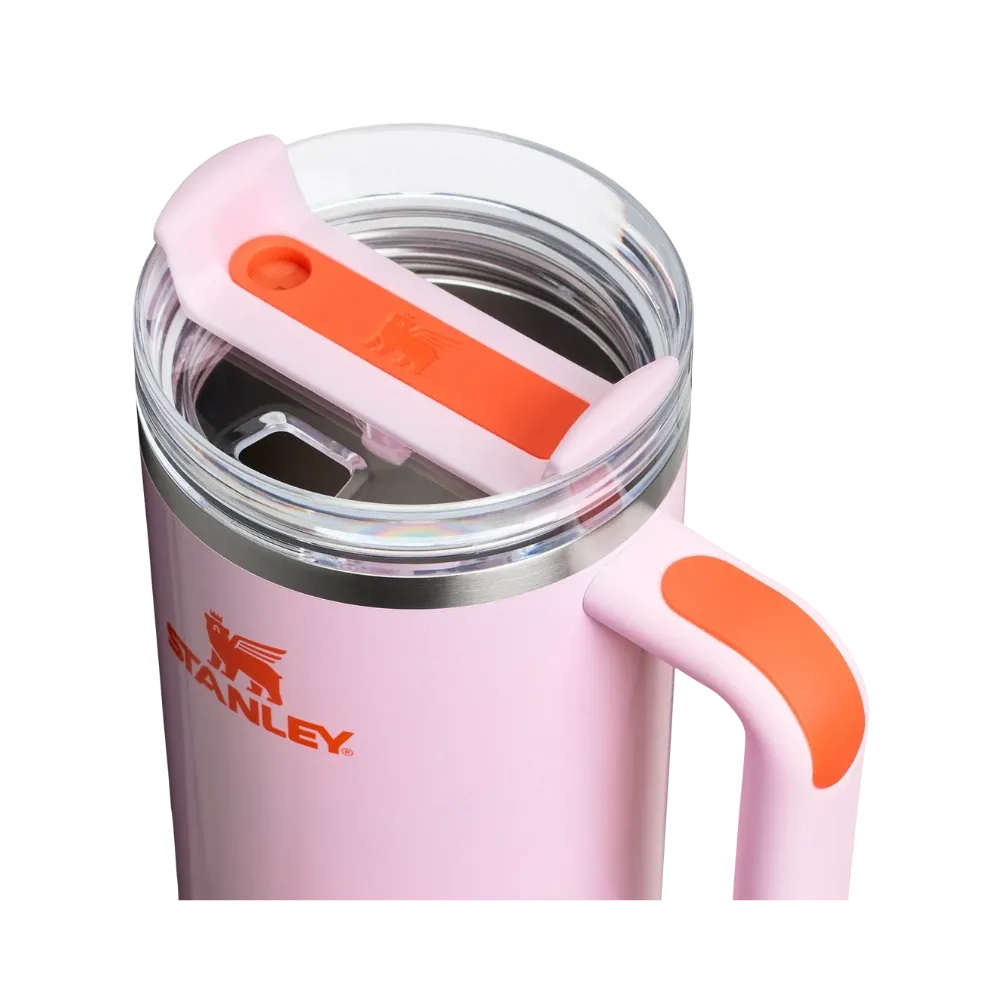 Stanley New Frequency Quencher H2.0 FlowState Tumbler (40OZ) Rose Petal Shimmer