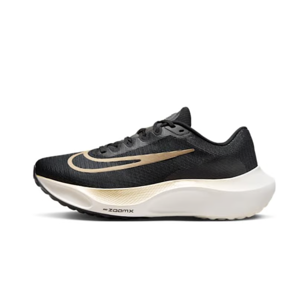 Nike Zoom Fly 5 Black Metallic Gold Grain