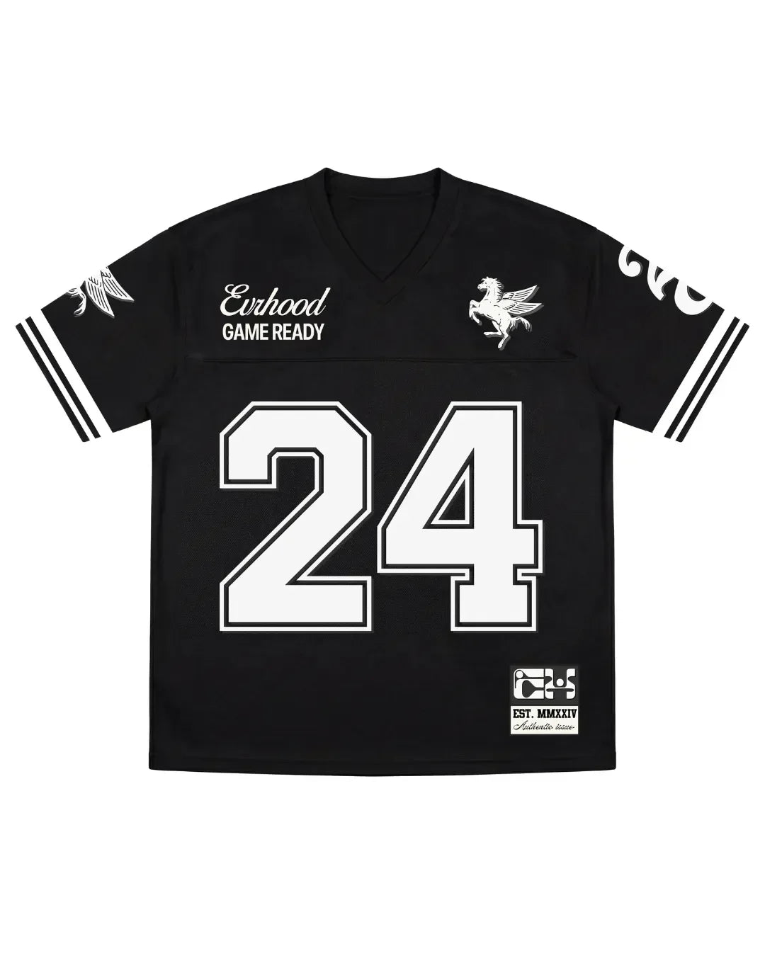 Winged Authority - Evrhood oversized graphic t-shirt on model