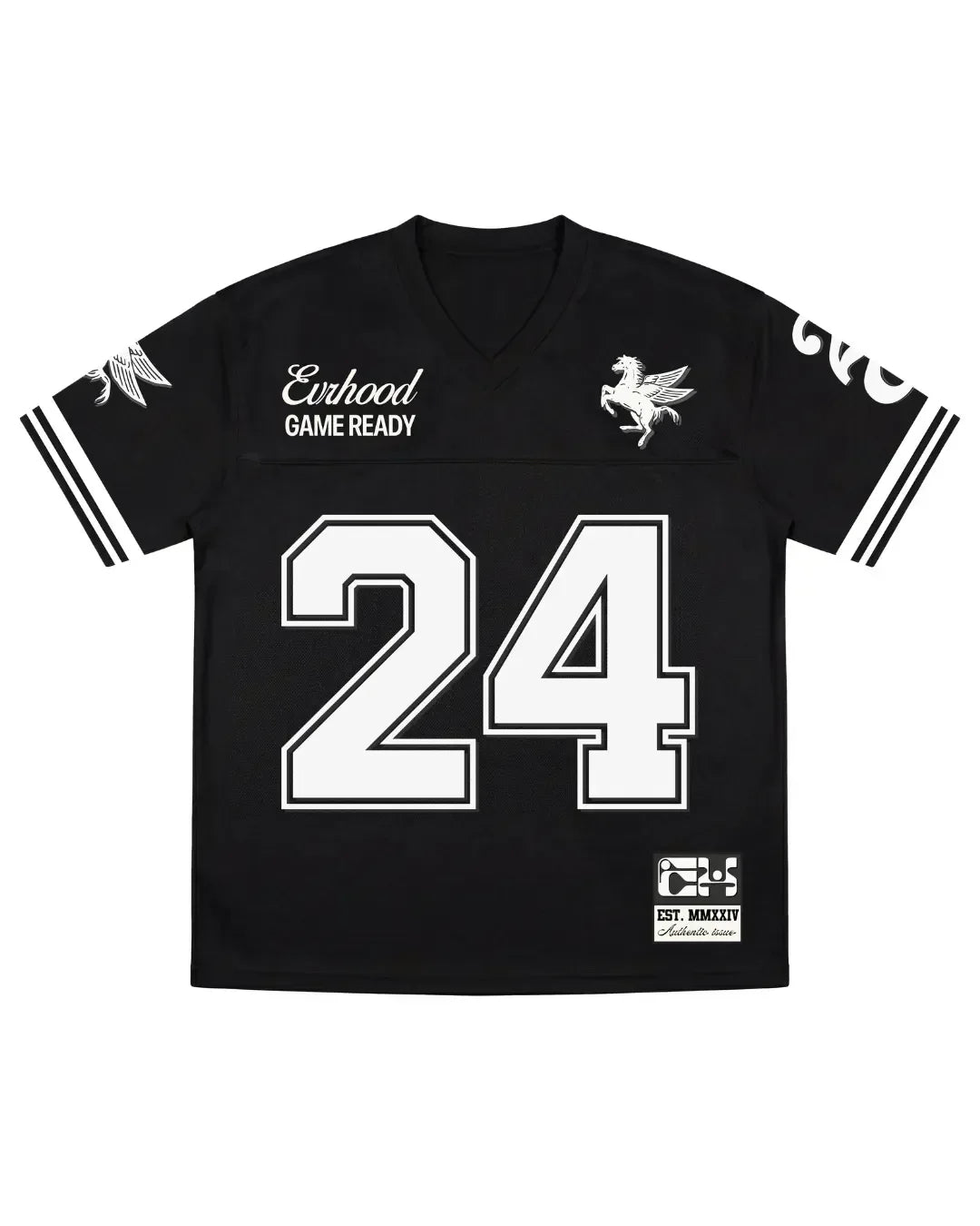 Winged Authority - Evrhood oversized graphic t-shirt on model