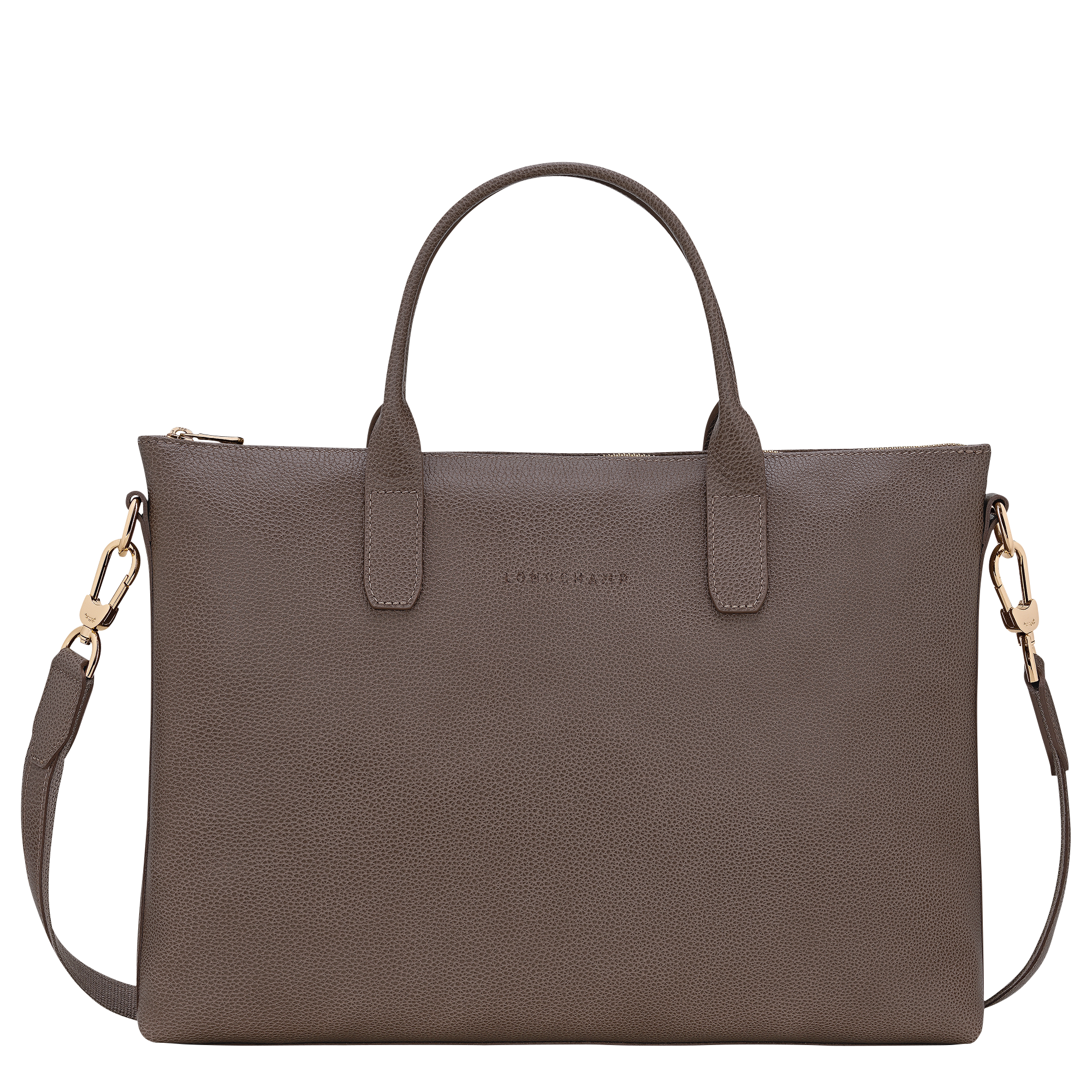 Longchamp Le Foulonné S Briefcase Taupe