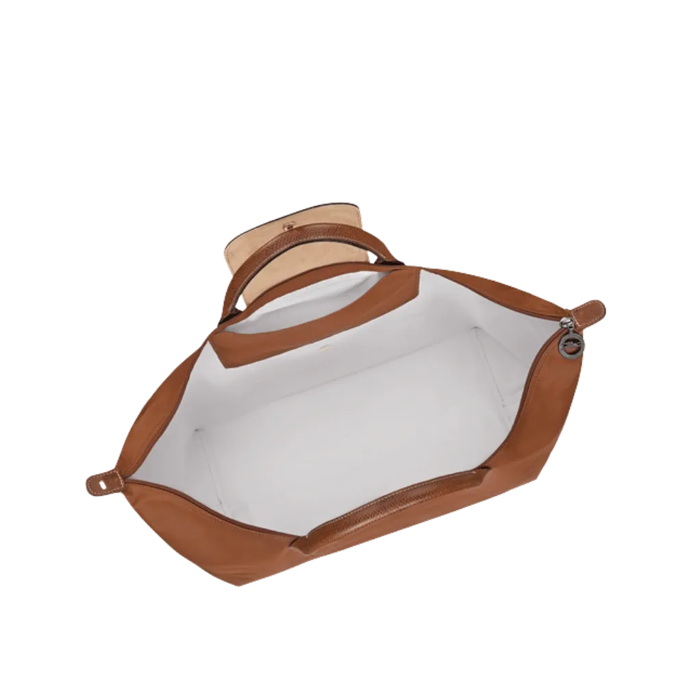 Longchamp Le Pliage Original M Handbag Cognac - Recycled canvas