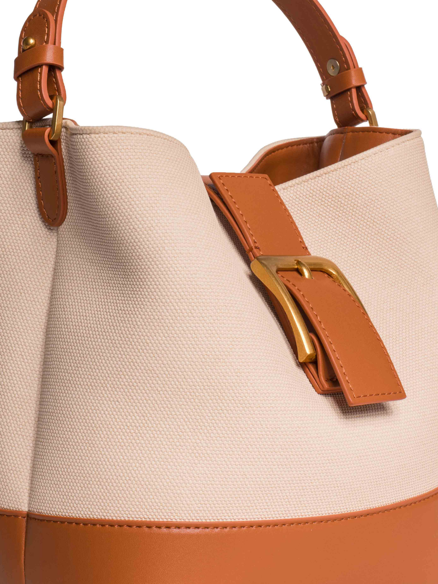 Favori Sylvia - Ladies Leather Bucket Bag | Tan – view 6