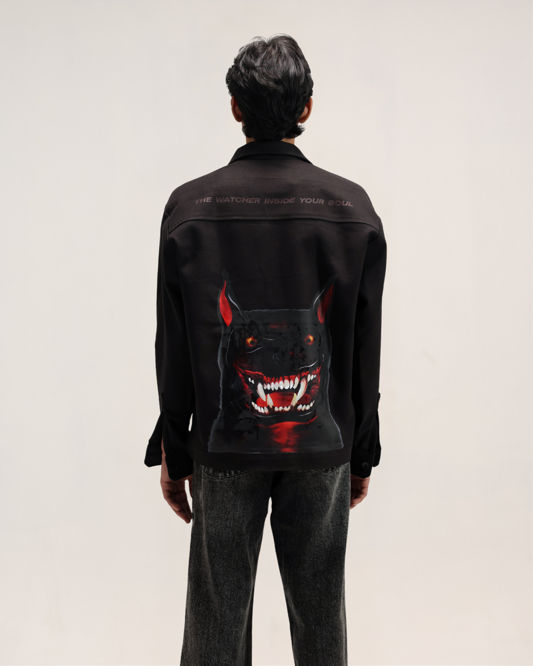 PELIOS GOD OF EMOTIONS™ THE BAT'S SMILE RELAXED JACKET – view 3