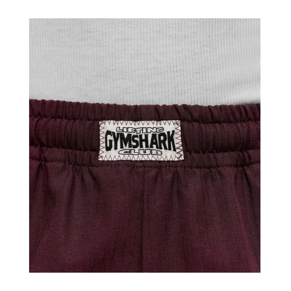 Gymshark Straight Leg Pumper Pants Oversized Fit Cherry Purple