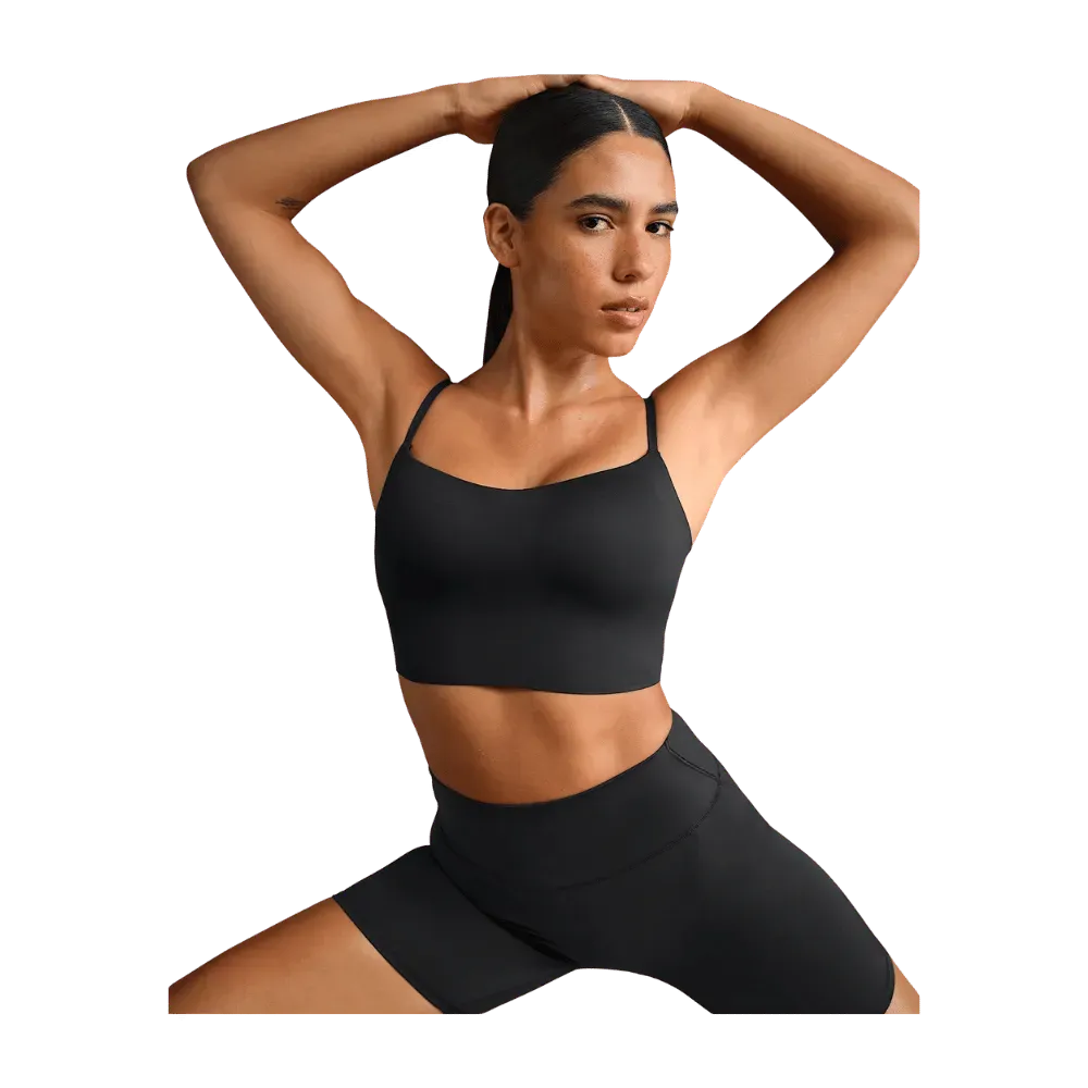 Nike X Skims Matte Women's Cami Longline Bra Obsidian