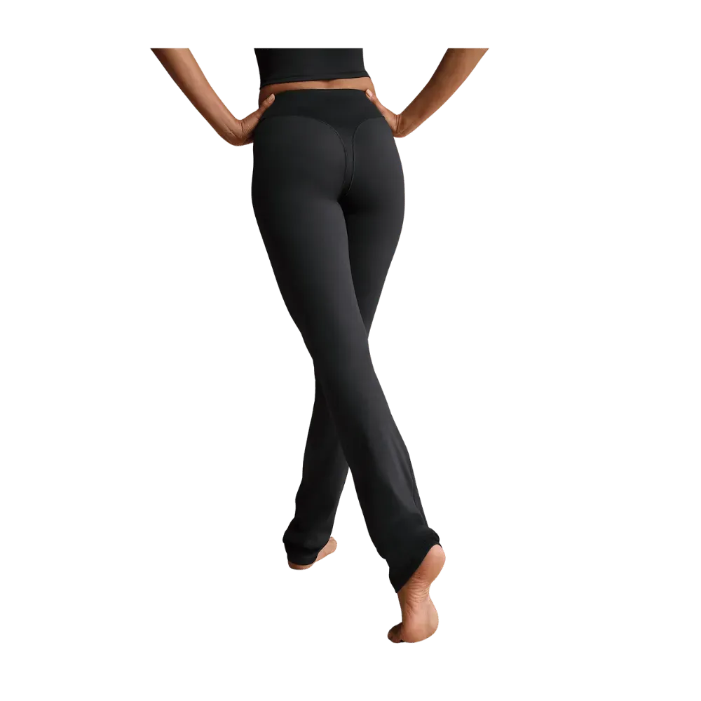 Nike X Skims Matte Women's High-Waisted V-Panel Straight Leggings OBSIDIAN