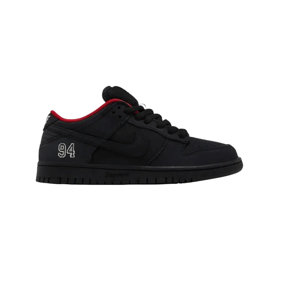 Nike Supreme x Dunk Low SB 'Black'