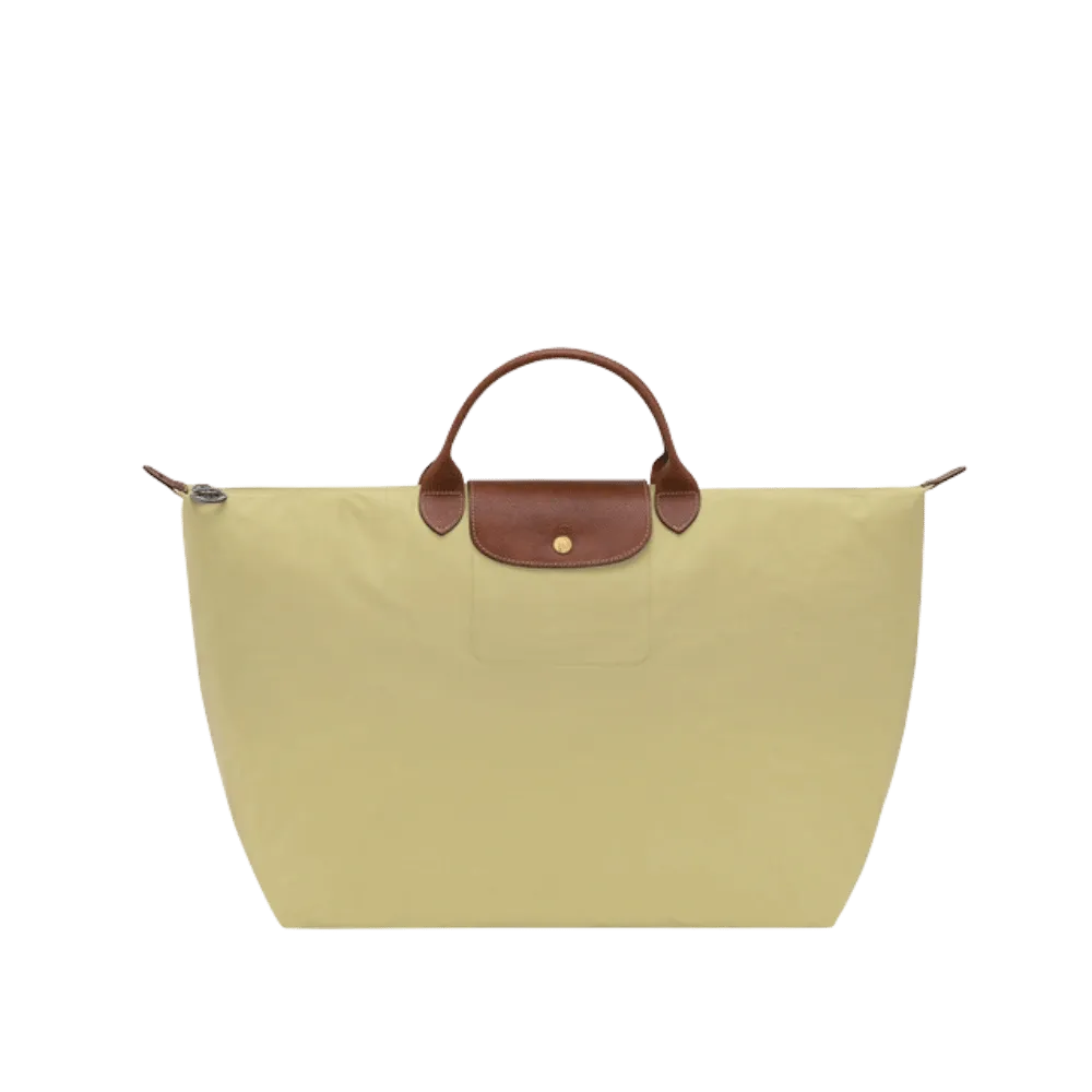 Longchamp Le Pliage Original M Handbag Pistachio - Recycled canvas