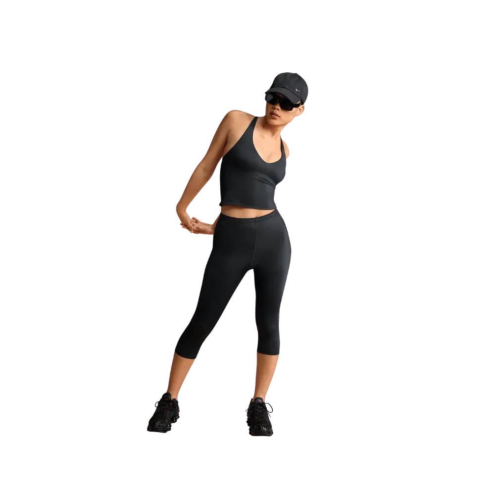 Nike X Skims Shine Women's V-Neck Tank Top Obsidian