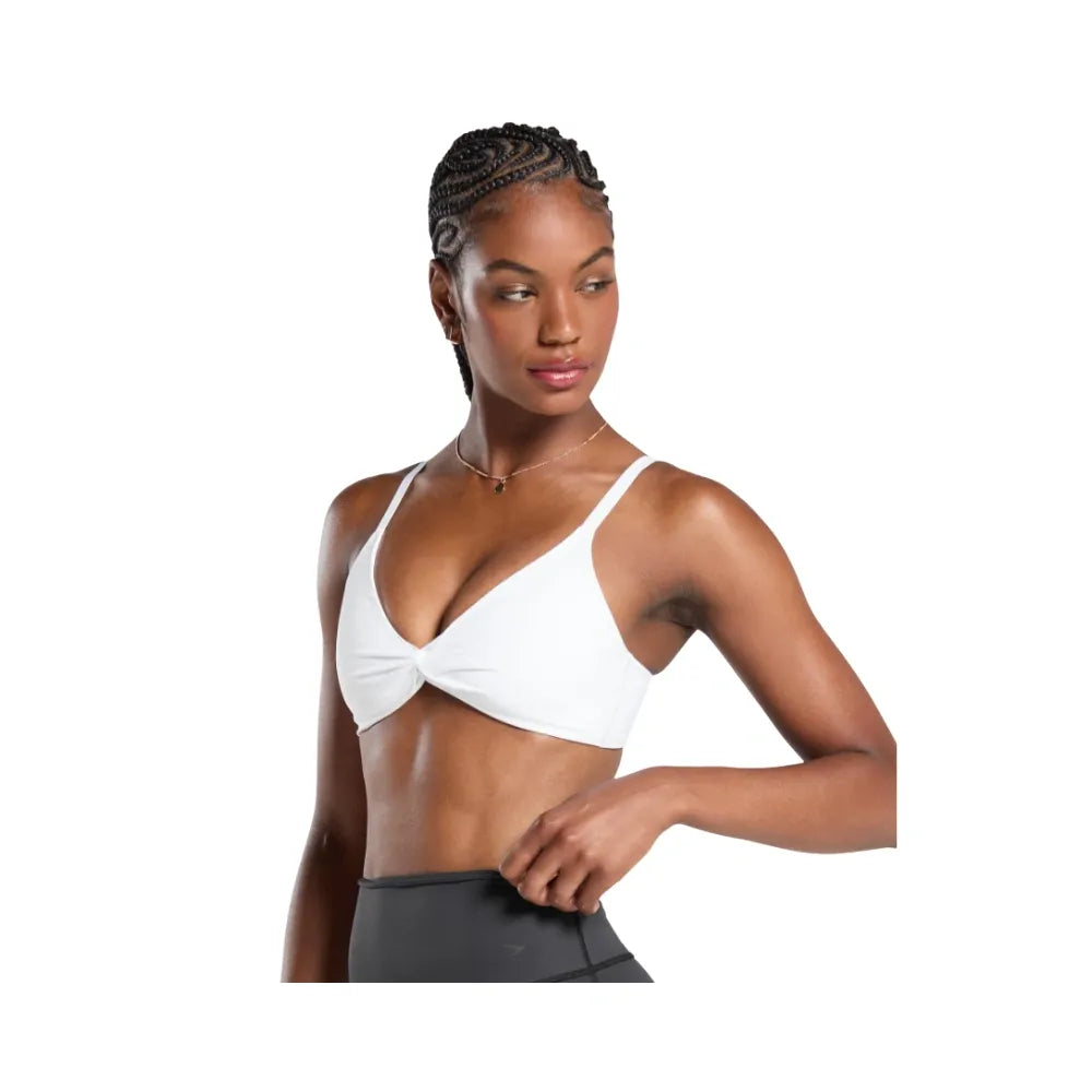 Gymshark Twist Front Bralette - Light Support White