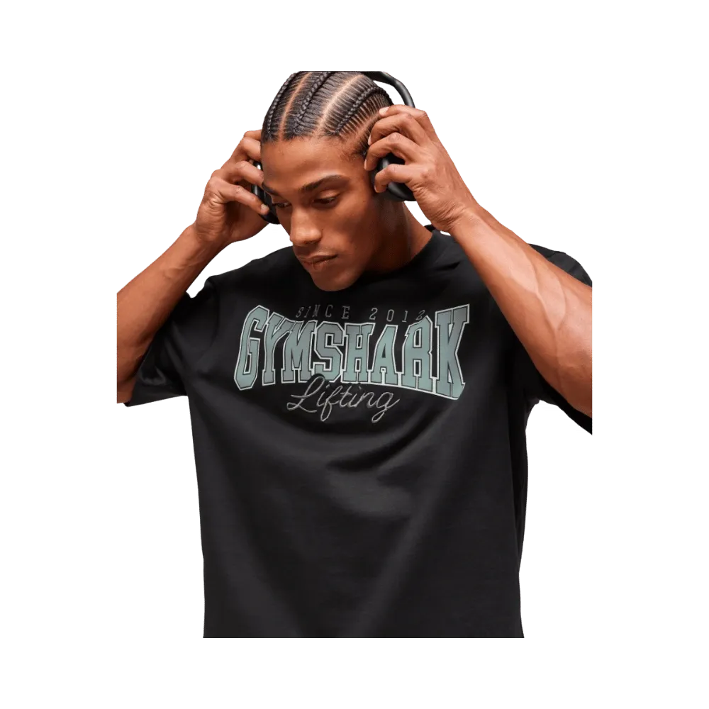 Gymshark Lifting Essentials T-Shirt Oversized Fit Black