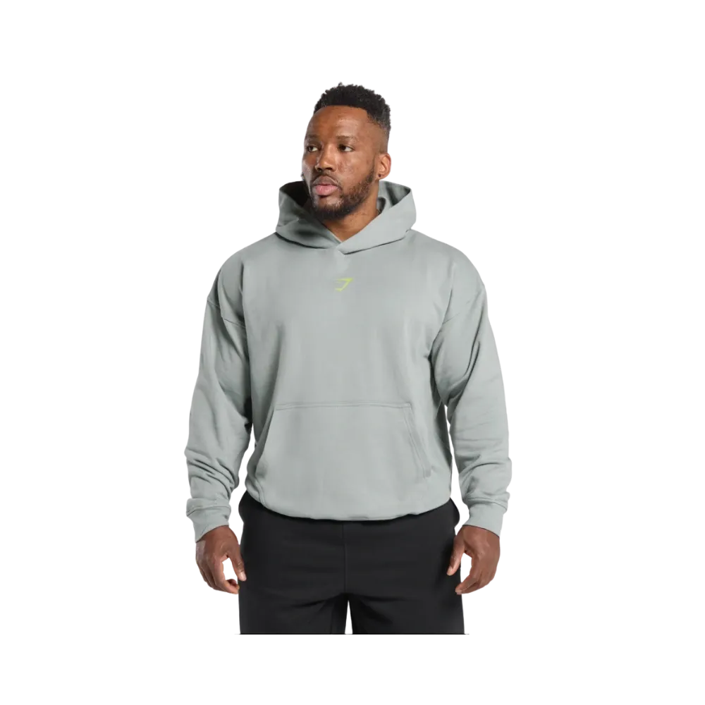 Gymshark Athletic Department Hoodie Oversized Fit Smokey Grey