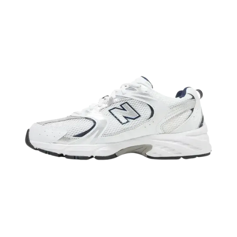 New Balance 530 White Silver Navy