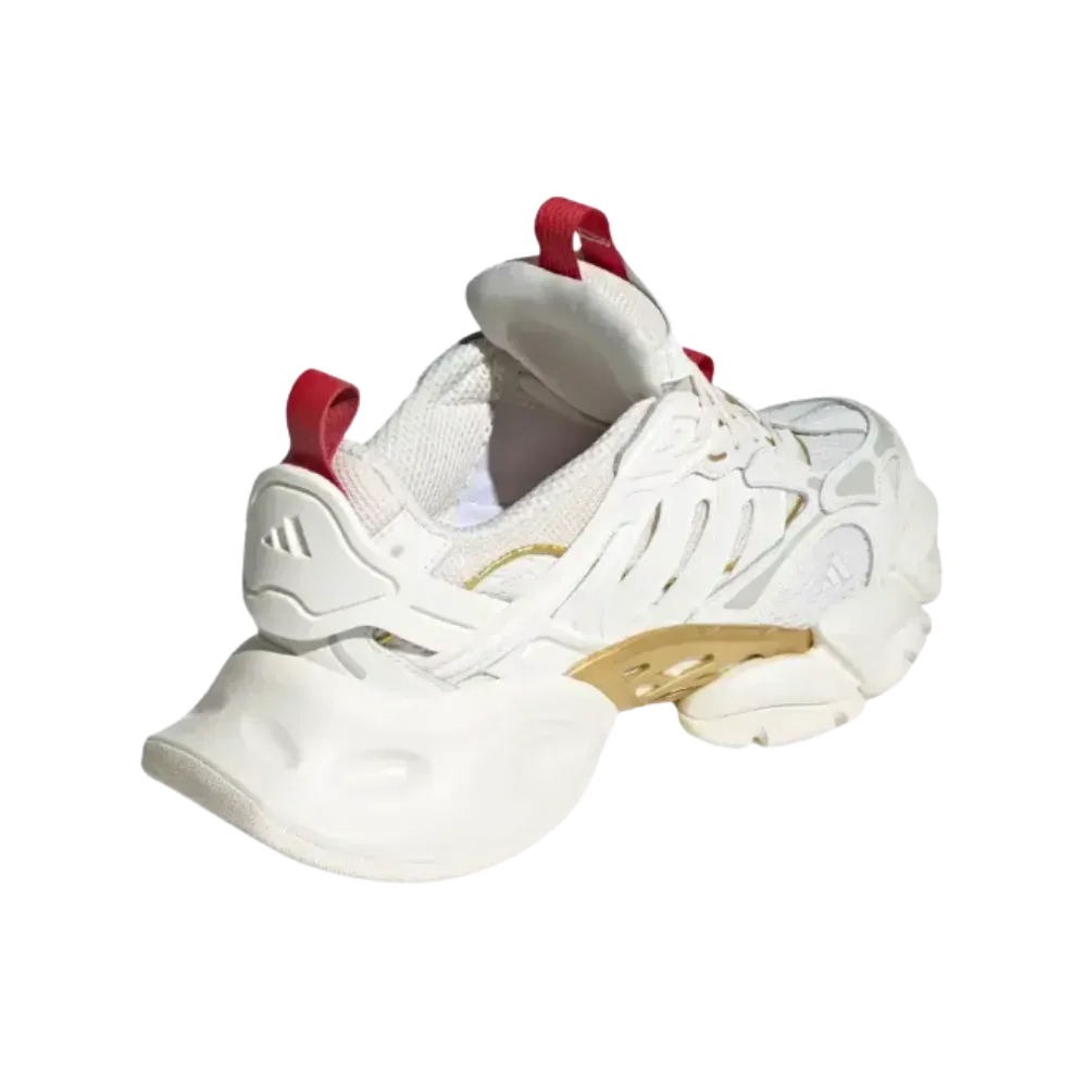 Adidas XLG Runner Deluxe Off White Gold Metallic Red