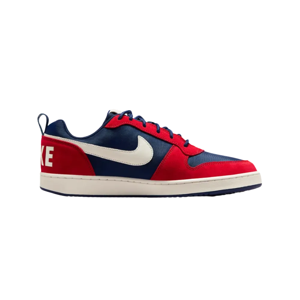 Nike Court Borough Low Premium Sneaker Navy Red