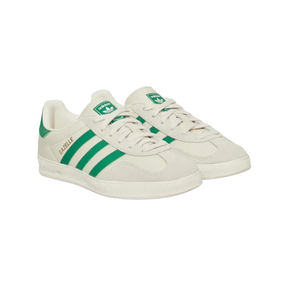 Adidas Gazelle Indoor Chalk White Green