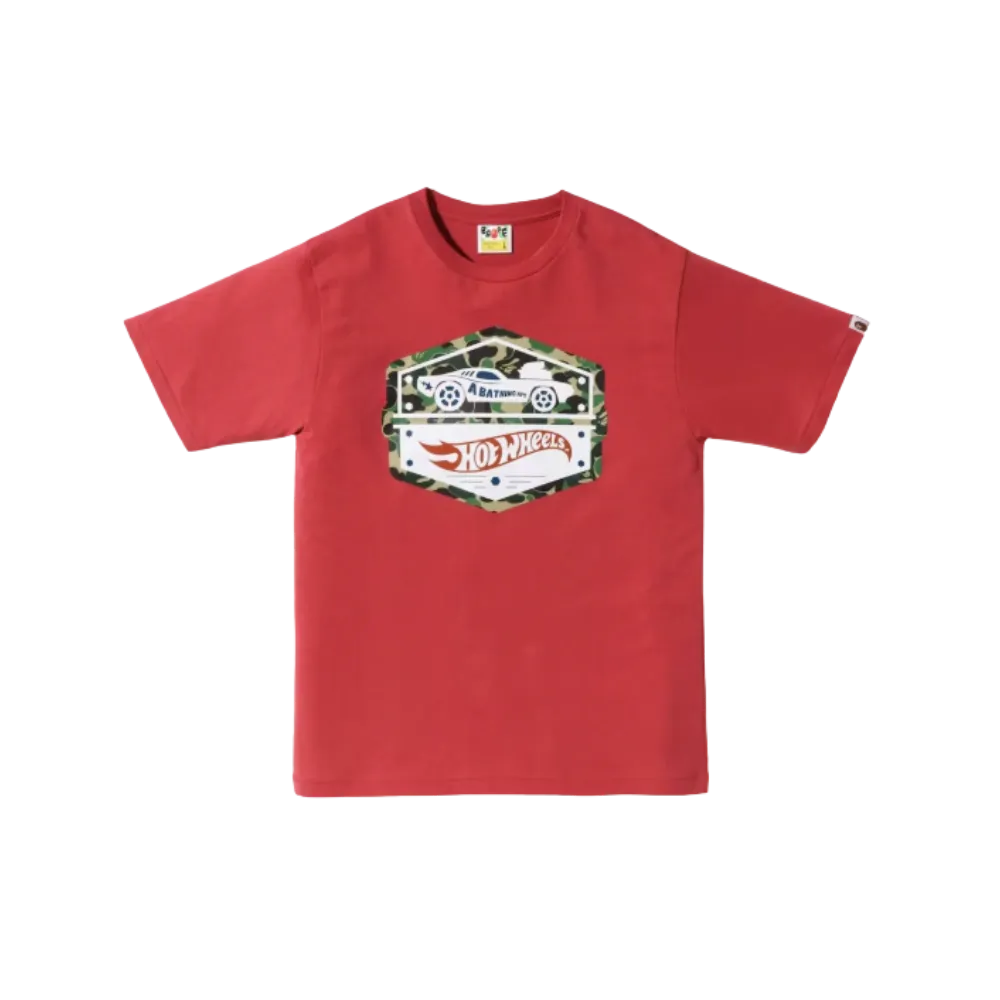 BAPE x Hot Wheels Car Exclusive Tee Red