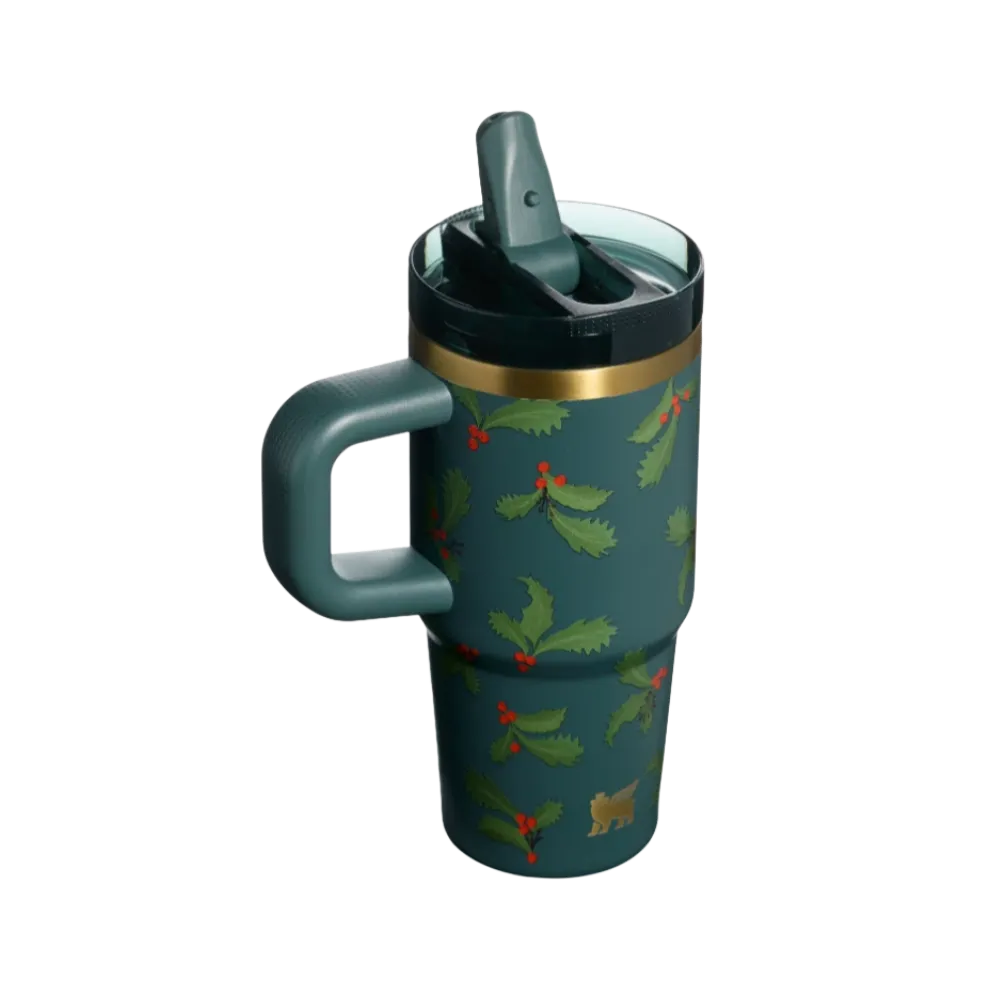 Stanley Cheers and Cheer Quencher ProTour Flip Straw Tumbler (14OZ) Holiday Botanical