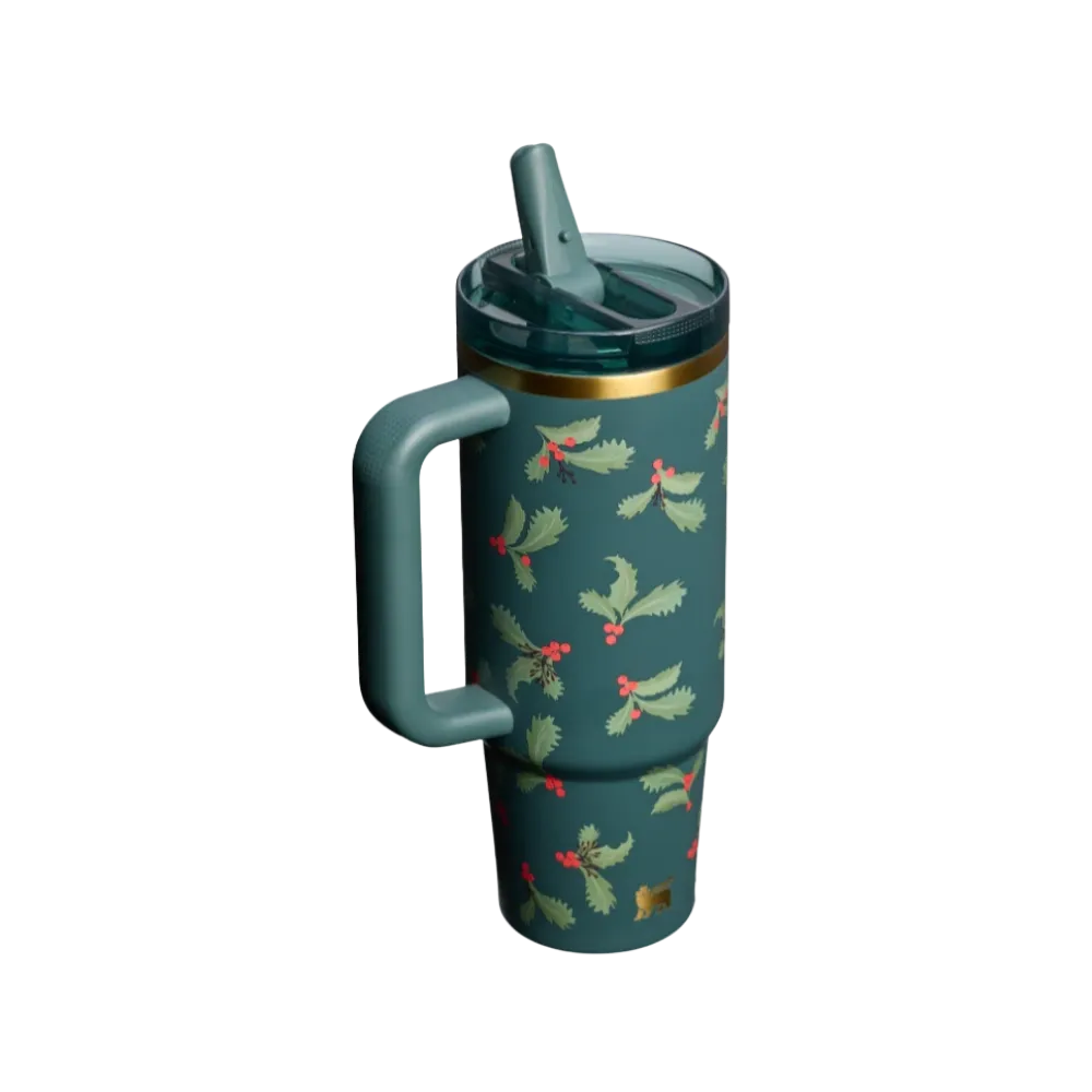 Stanley Cheers and Cheer Quencher ProTour Flip Straw Tumbler 30OZ Holiday Botanical