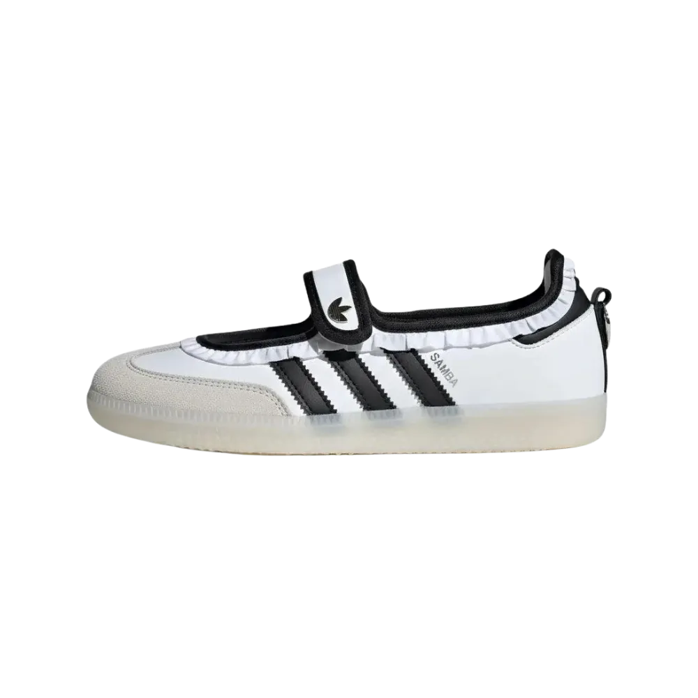 Adidas Samba Jane White and Black