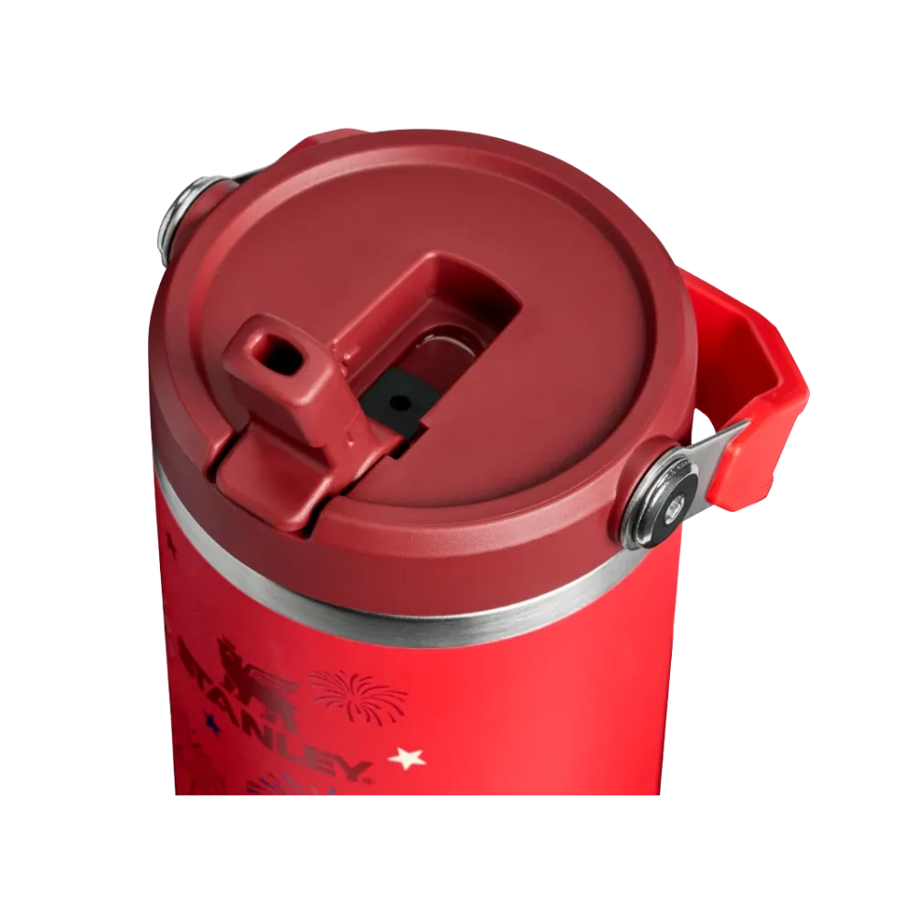 Stanley Iceflow Flip Straw Tumbler Chili Red Fireworks 30 OZ