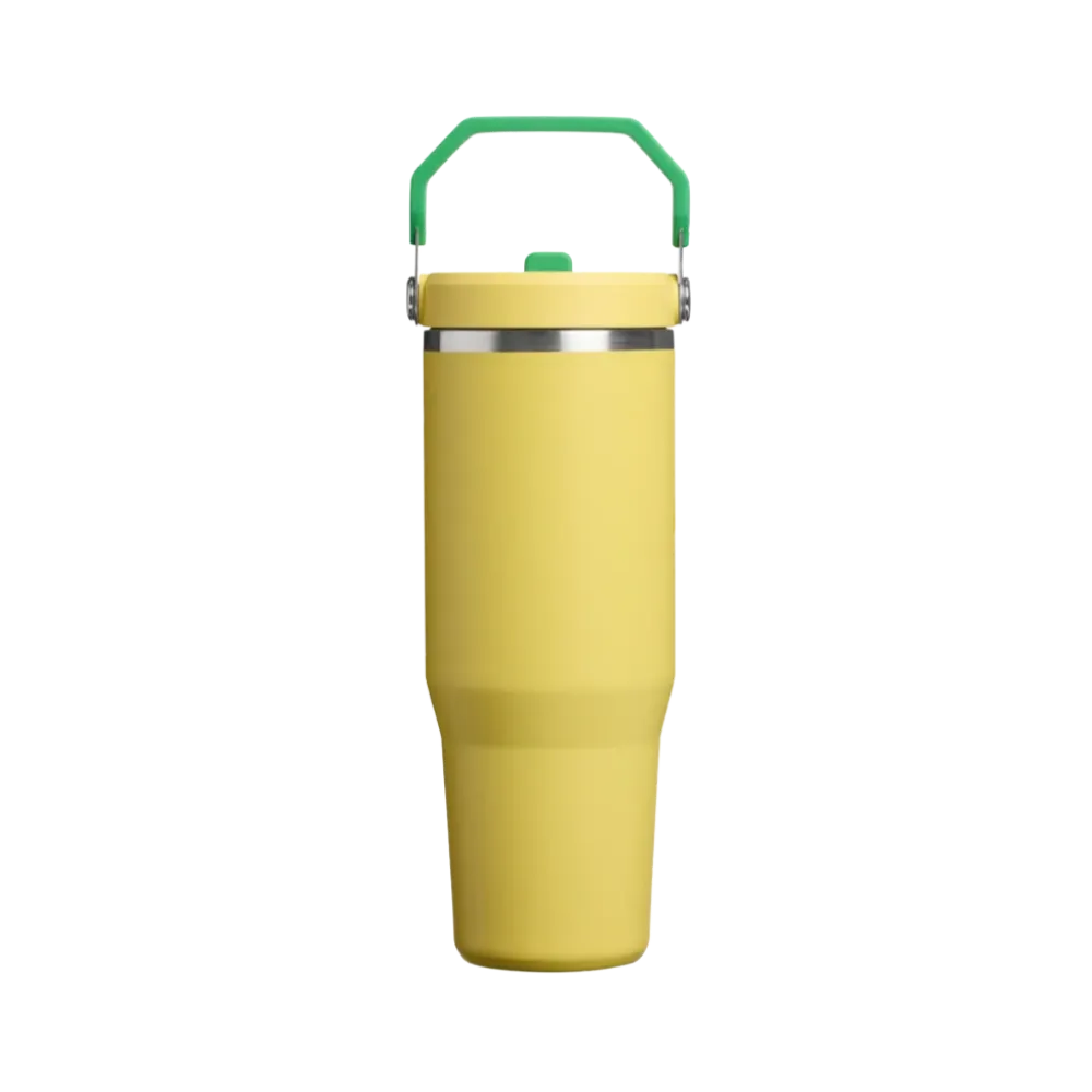 Stanley Country Collection Iceflow Tumbler Team Yellow Green 30 OZ