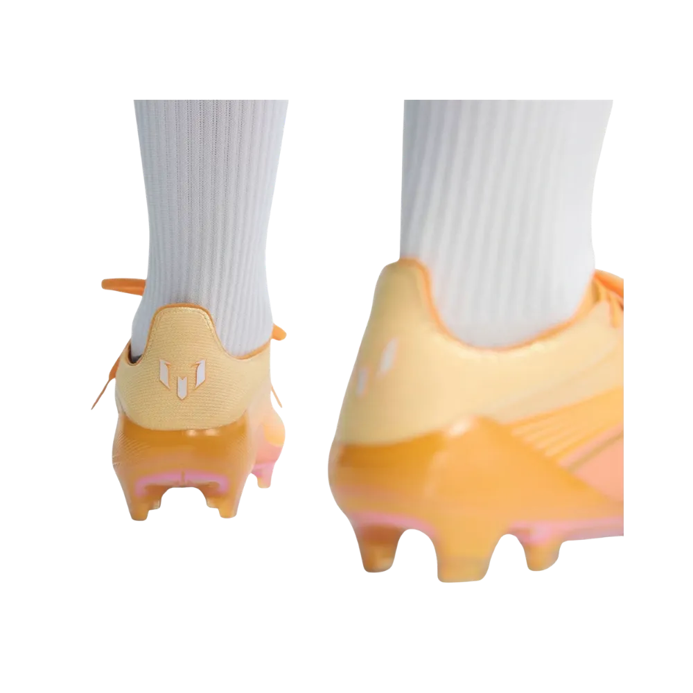 Adidas F50 Messi Elite Firm Ground Soccer Cleats Ice Tangerine