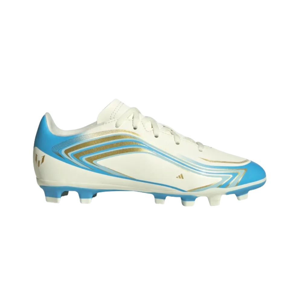 Adidas F50 Messi Club Firm Multi Ground Soccer Cleats Kids Semi Blue Burst