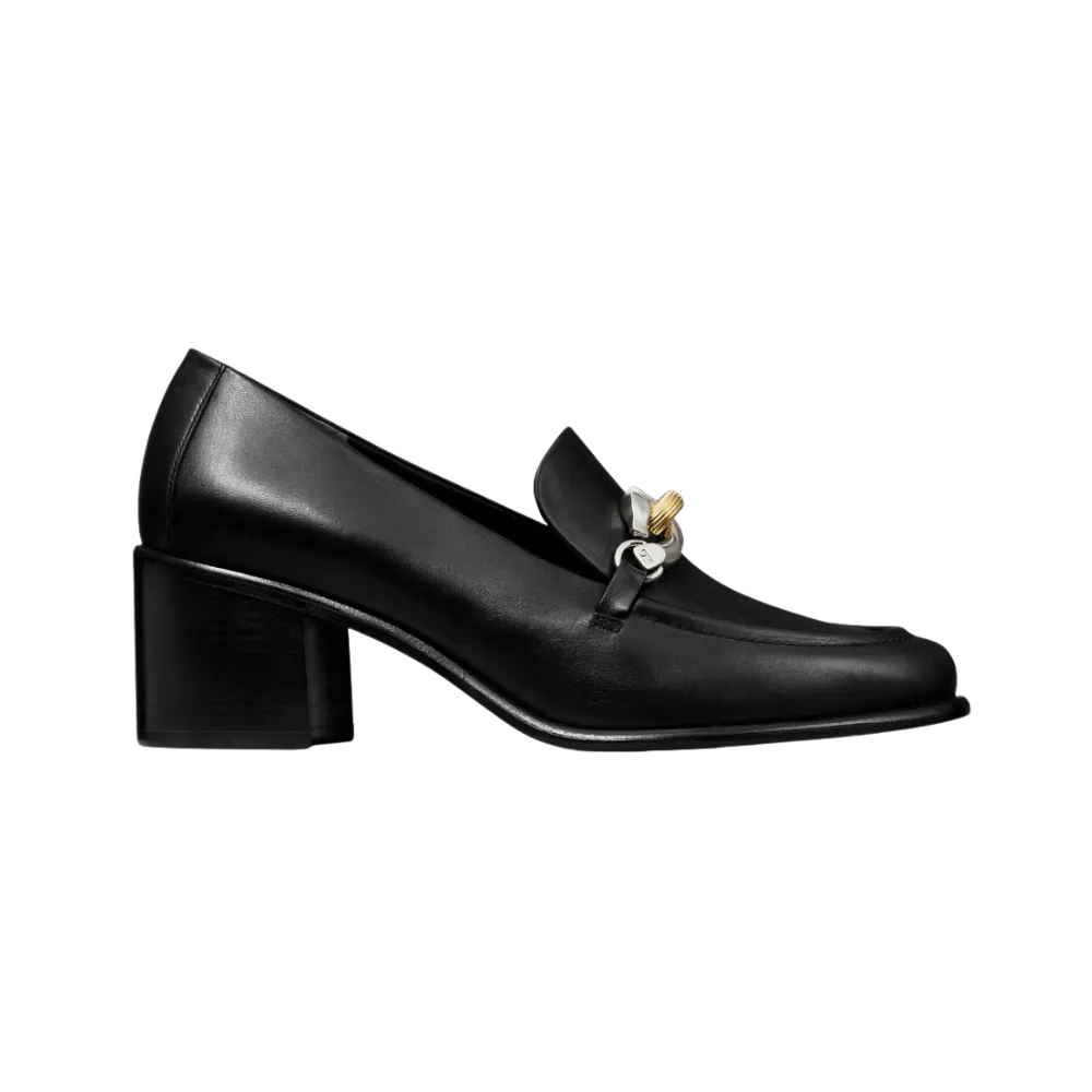 Tory Burch Jessa Heeled Loafer Perfect Black