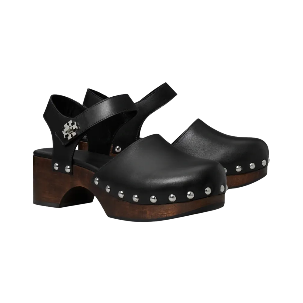 Tory Burch Turnlock Clog Perfect Black